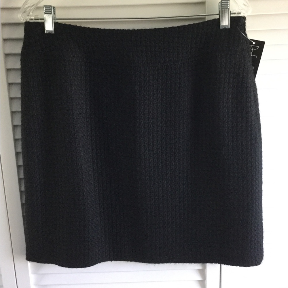 NWT Rafaella Basket Weave tweed skirt